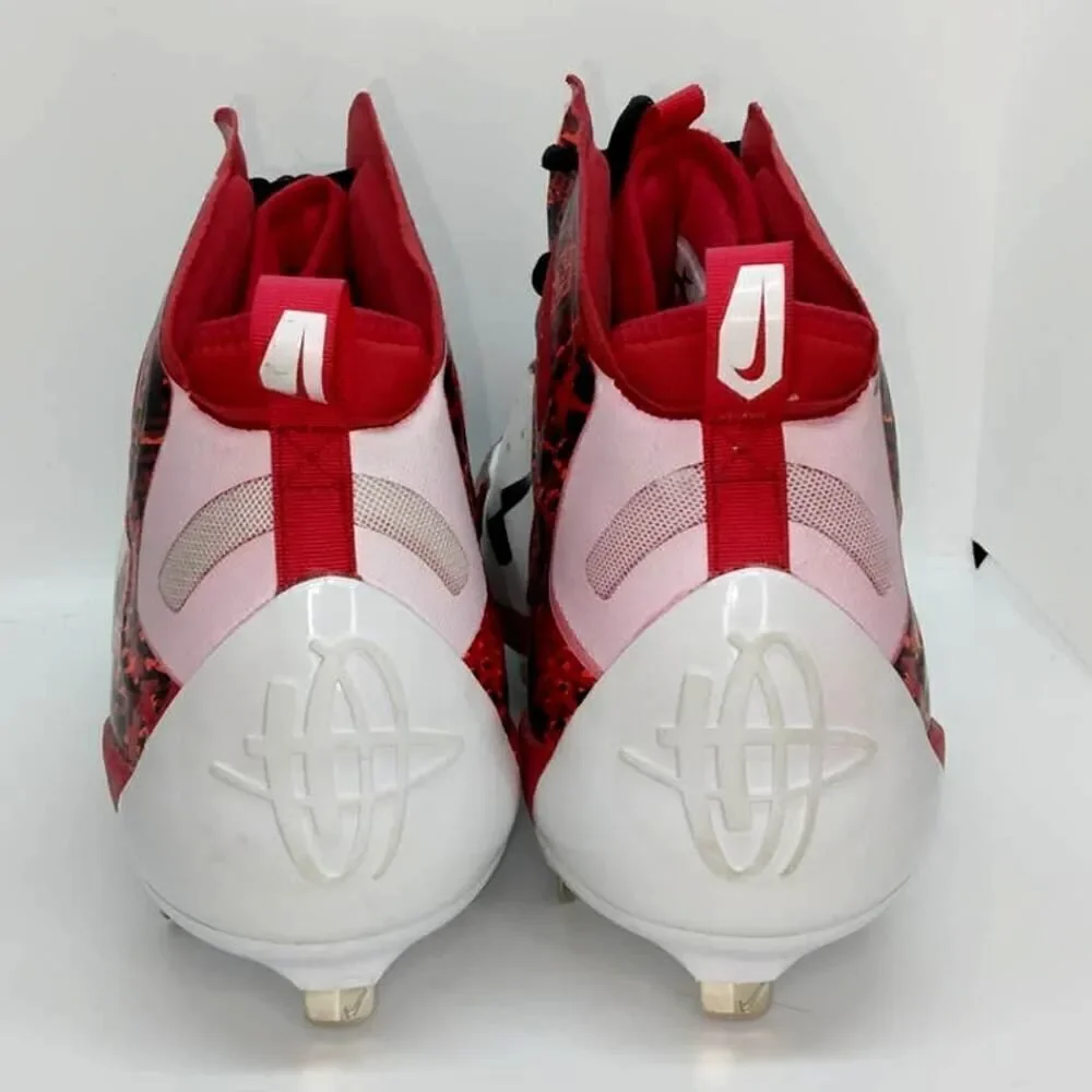 Nike Alpha Huarache Mens NEW Elite Red w/Black & White Baseball Cleats - sz. 16